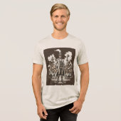Steampunk-uitvinder Tri-Blend Shirt (Voorkant volledig)