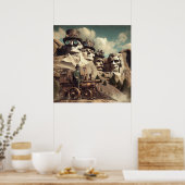 Steampunk US Monument Mount Rushmore SD Poster (Keuken)