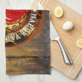 Steampunk Valentijn 1A Keukenhanddoeken (Quarter Fold)