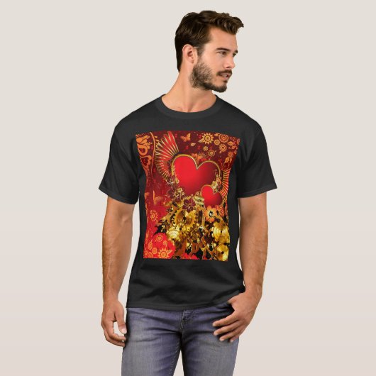 Steampunk Valentijn 2 Truien T-shirt (Voorkant volledig)