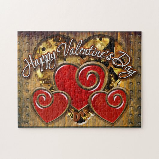 Steampunk Valentijn 3 Puzzel (Horizontaal)