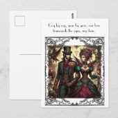 Steampunk Valentijn Briefkaart (Voorkant / Achterkant)