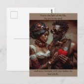 Steampunk Valentijn Briefkaart (Voorkant / Achterkant)