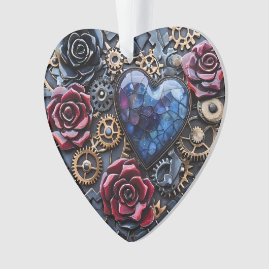 Steampunk Valentijns Ornament (voorkant)