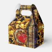 Steampunk Valentijnsdag 1B Tent Favor Box Bedankdoosjes (Voorkant Zijde)