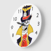 Steampunk Vampire Skull Grote Klok (Hoek)