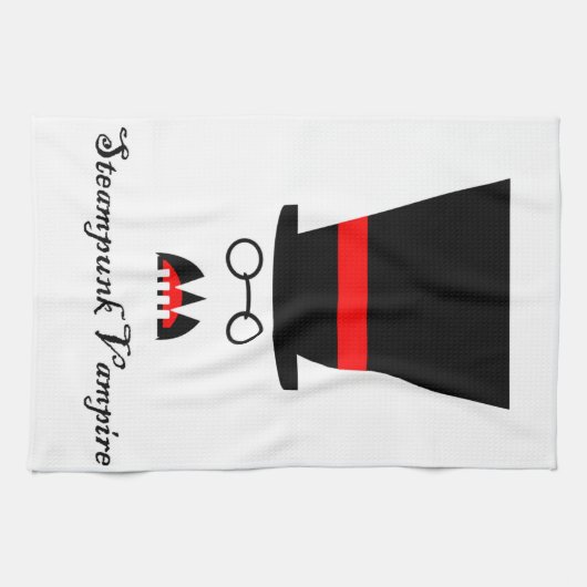 Steampunk Vampire Theedoek (Horizontaal)