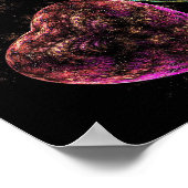  Steampunk Velvet Textured Hearts Poster (Hoek)