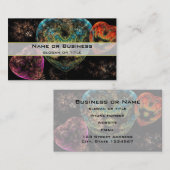  Steampunk Velvet Textured Hearts Visitekaartje (Voorkant / Achterkant)