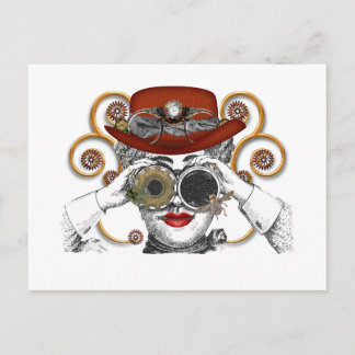 steampunk vent briefkaart