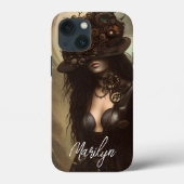 Steampunk Verberg je ogen originele kunstwerk Case-Mate iPhone Case (Achterkant)