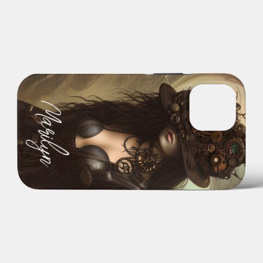 Steampunk Verberg je ogen originele kunstwerk Case-Mate iPhone Case (Achterkant (horizontaal))