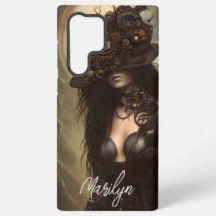 Steampunk Verberg je ogen originele kunstwerk Samsung Galaxy Hoesje