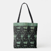 Steampunk Verdigris Bronze Airships Tote Bag (Achterkant)