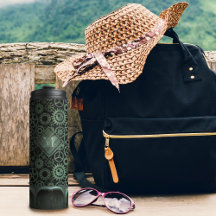 Steampunk Verdigris Bronze Gears Aangepast monogra