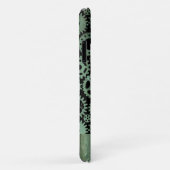 Steampunk Verdigris Bronze Gears Aangepaste naam Case-Mate iPhone Case (Achterkant/rechts)