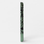 Steampunk Verdigris Bronze Gears Aangepaste naam Case-Mate iPhone Case (Achterkant/links)