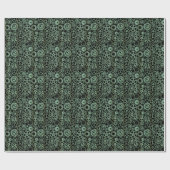 Steampunk Verdigris Bronzen Gears Cadeaupapier (Vlak)