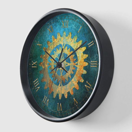 Steampunk Verdigris Rusty Cogwheels (Hoek)