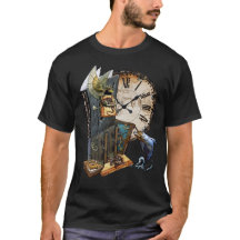 Steampunk-verhaal over het ontwerp van het shirt