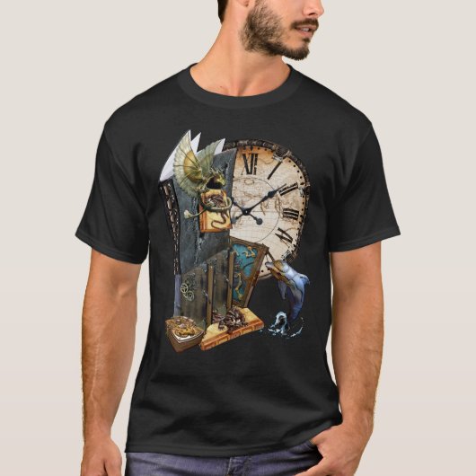 Steampunk-verhaal over het ontwerp van het shirt (Voorkant)