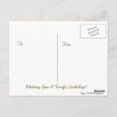  Steampunk Verjaardag Briefkaart (Achterkant)