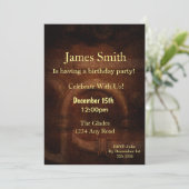 Steampunk Verjaardag Kaart (Staand voorkant)