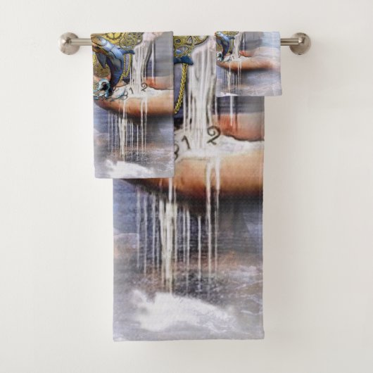 Steampunk verjaardagsbrief B Bad Handdoek (Insitu)