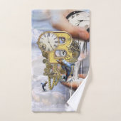 Steampunk verjaardagsbrief B Bad Handdoek (Handdoek)