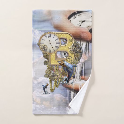 Steampunk verjaardagsbrief B Bad Handdoek (Handdoek)