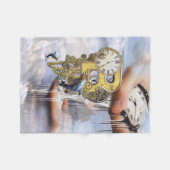 Steampunk verjaardagsbrief B Fleece Deken (Voorkant (Horizontaal))