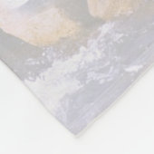 Steampunk verjaardagsbrief B Fleece Deken (Hoek)