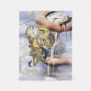 Steampunk verjaardagsbrief B Fleece Deken
