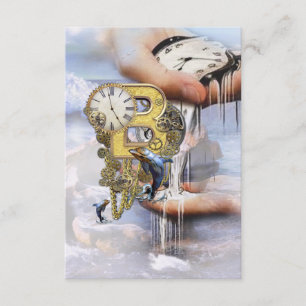 Steampunk verjaardagsbrief B Kaart