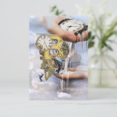 Steampunk verjaardagsbrief B Kaart (Staand voorkant)