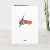 Steampunk verjaardagsbrief B Kaart (Achterkant)