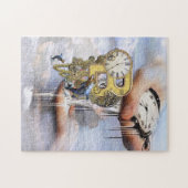 Steampunk verjaardagsbrief B Legpuzzel (Horizontaal)