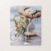 Steampunk verjaardagsbrief B Legpuzzel (Verticaal)