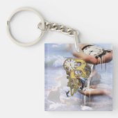 Steampunk verjaardagsbrief B Sleutelhanger (voorkant)