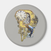 Steampunk-verjaardagsbrief-D Magneet (Voorkant)