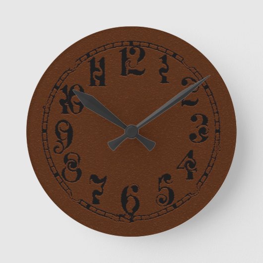 Steampunk Vervormd Ronde Klok (Voorkant)