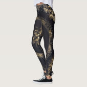 Steampunk Victoria Blue/Black Leggings (Links)