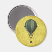 Steampunk Victoriaans ballon Magneet (Voorkant / Achterkant)