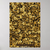 Steampunk Victoriaans Brass Cogs & Gears Art Poste Poster (Voorkant)