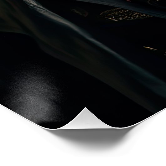 Steampunk Victoriaans Cosplay Top Hoed Gears Perfect Poster (Hoek)