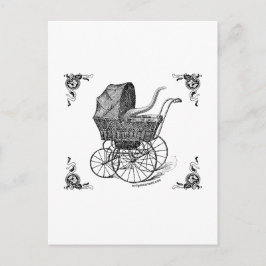 Steampunk Victoriaans Cthulhu baby Briefkaart