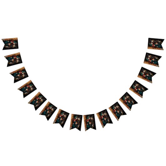 Steampunk Victoriaans Elegance Wedding Vlaggetjes (Alle)