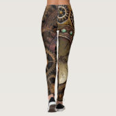 Steampunk Victoriaans en Edwardian Styles Leggings (Achterkant)