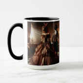 Steampunk Victoriaans Fantasie Kunst Maskerade  Mok (Links)