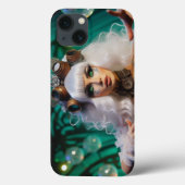 Steampunk Victoriaans futuristische groene danser Case-Mate iPhone Case (Achterkant)